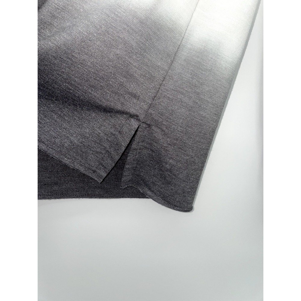 Knox Rose Womens XS Blue White Grey Ombre Long Sleeve Crew Neck Pullover Top - Picture 7 of 12